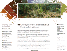 Tablet Screenshot of chakraweb.de